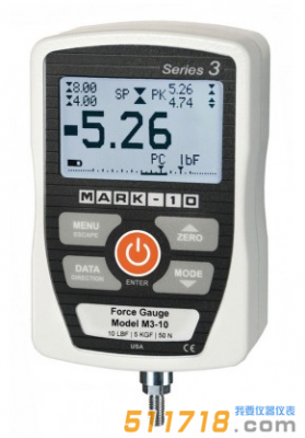 美國(guó)Mark-10 M3-500手持式數(shù)字推拉力計(jì)