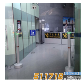 BG3300系列行人立柱式放射性物質監測系統