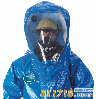 法國雷克蘭 INT640W Interceptor攔截者寬式面屏前入式全封閉氣密型防化服