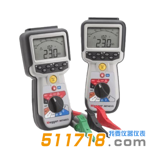 美國Megger MIT481/2和MIT485/2電訊應用的絕緣和連續性測試儀.png